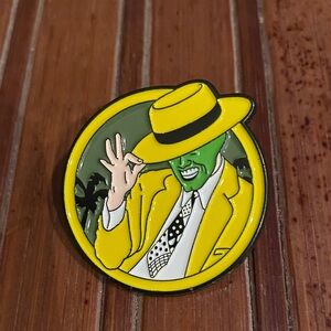 Jim Carrey The Mask Somebody Stop Me Lapel Pin ( 297 )